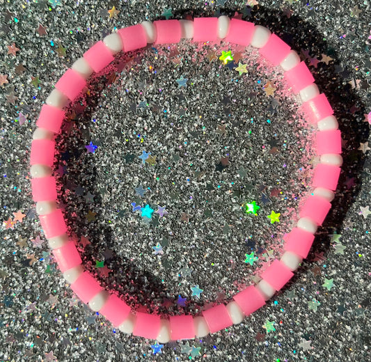Renegade Bracelet | Pink Glow White