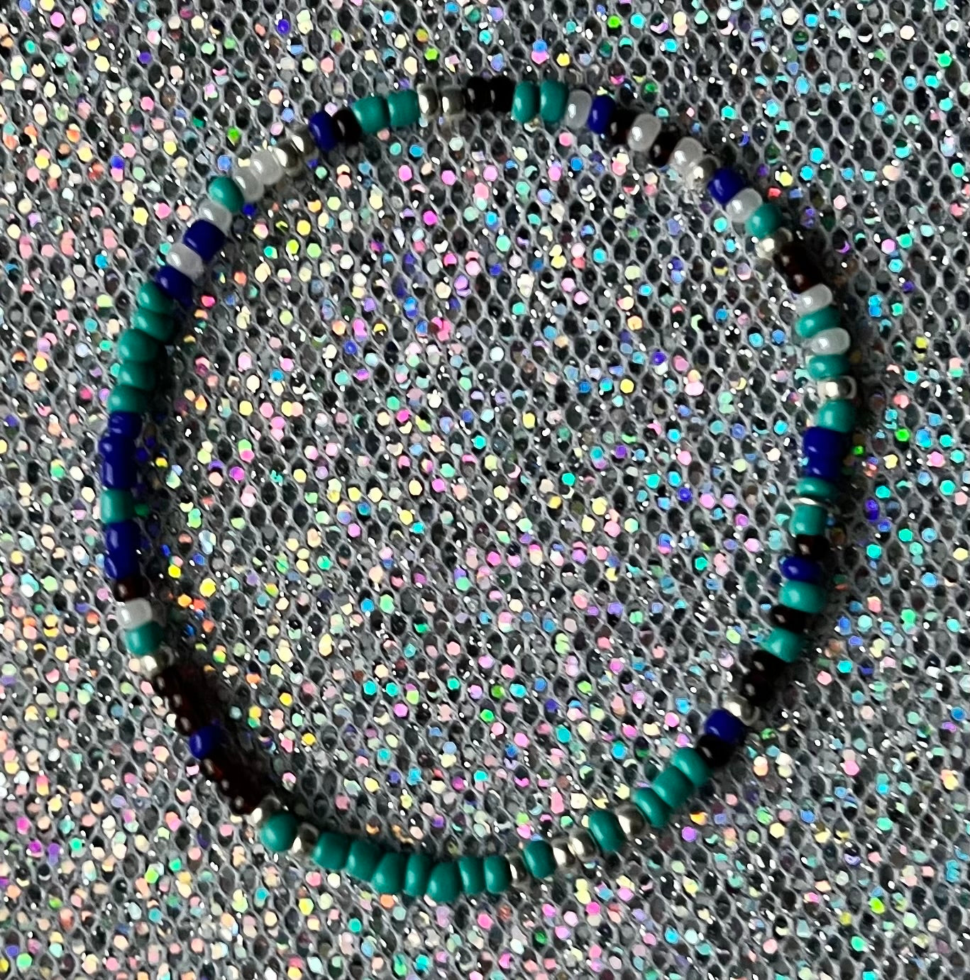 Lil Alchemy Bracelet | Green Black Silver Blue