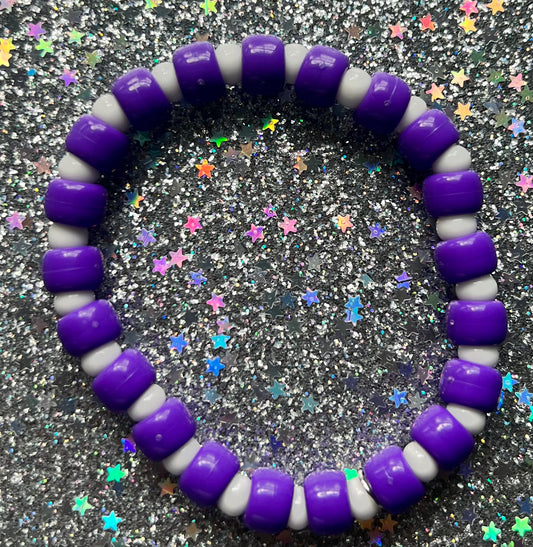 Joy Bracelet | Purple Vivid White