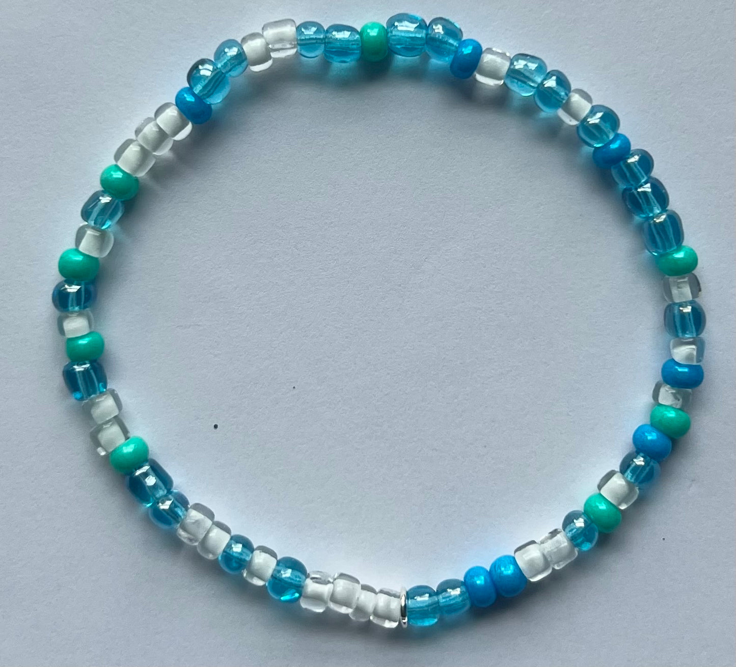 Alchemy Bracelet | Light Blue Light Green White