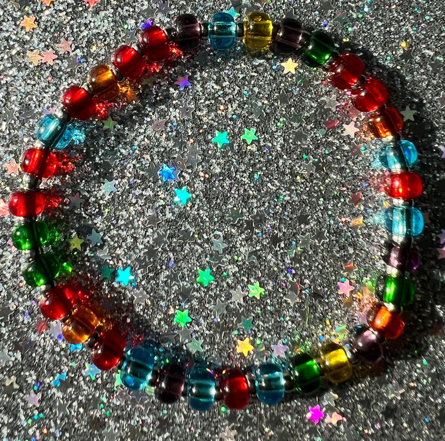 Navi Bracelet | 6mm Multicolor Transparent