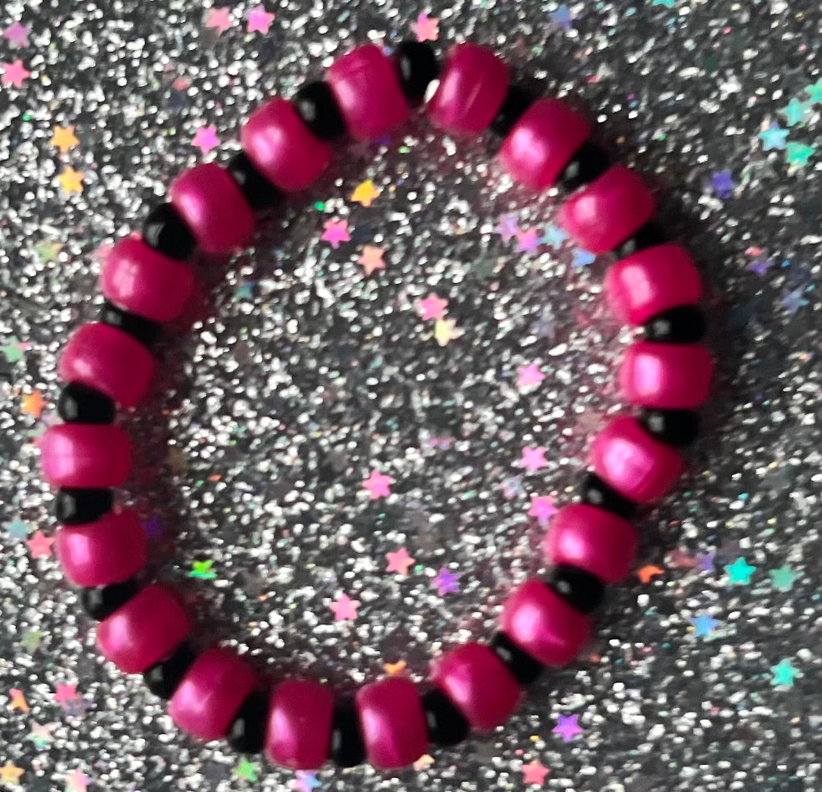 Joy Bracelet | Pink Iridescent Black