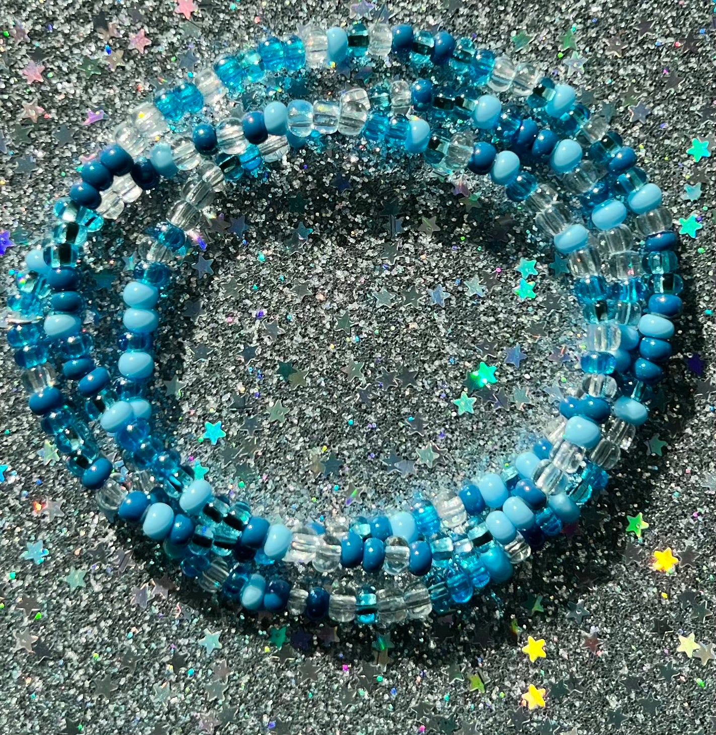 Alchemy Wrap | Light Blue Navy Clear