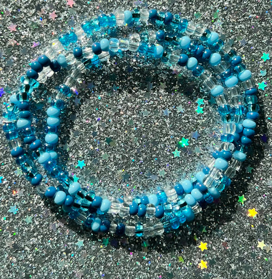 Alchemy Wrap | Light Blue Navy Clear