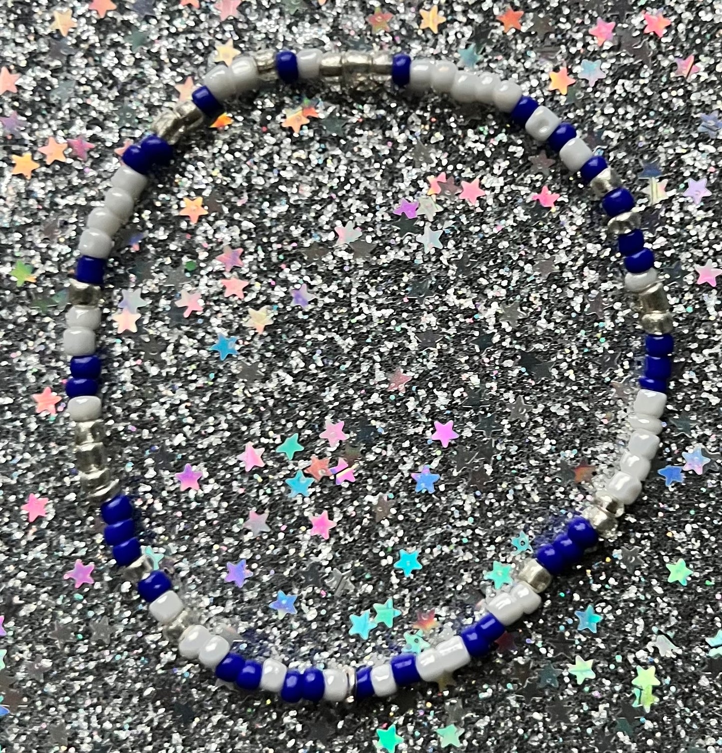 Lil Alchemy Bracelet | Blue White Silver