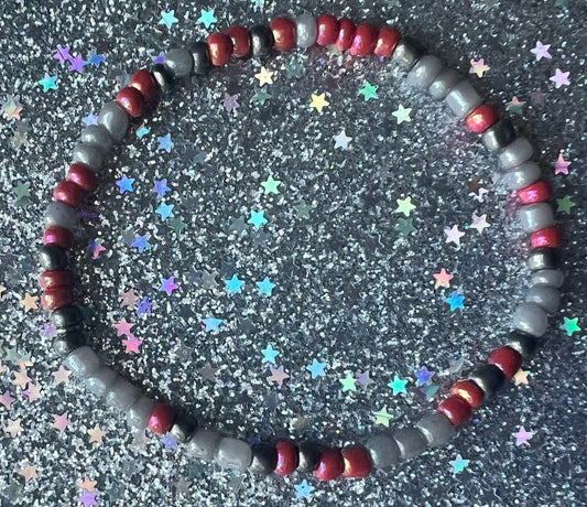 Alchemy Bracelet | Grey Orange Metal