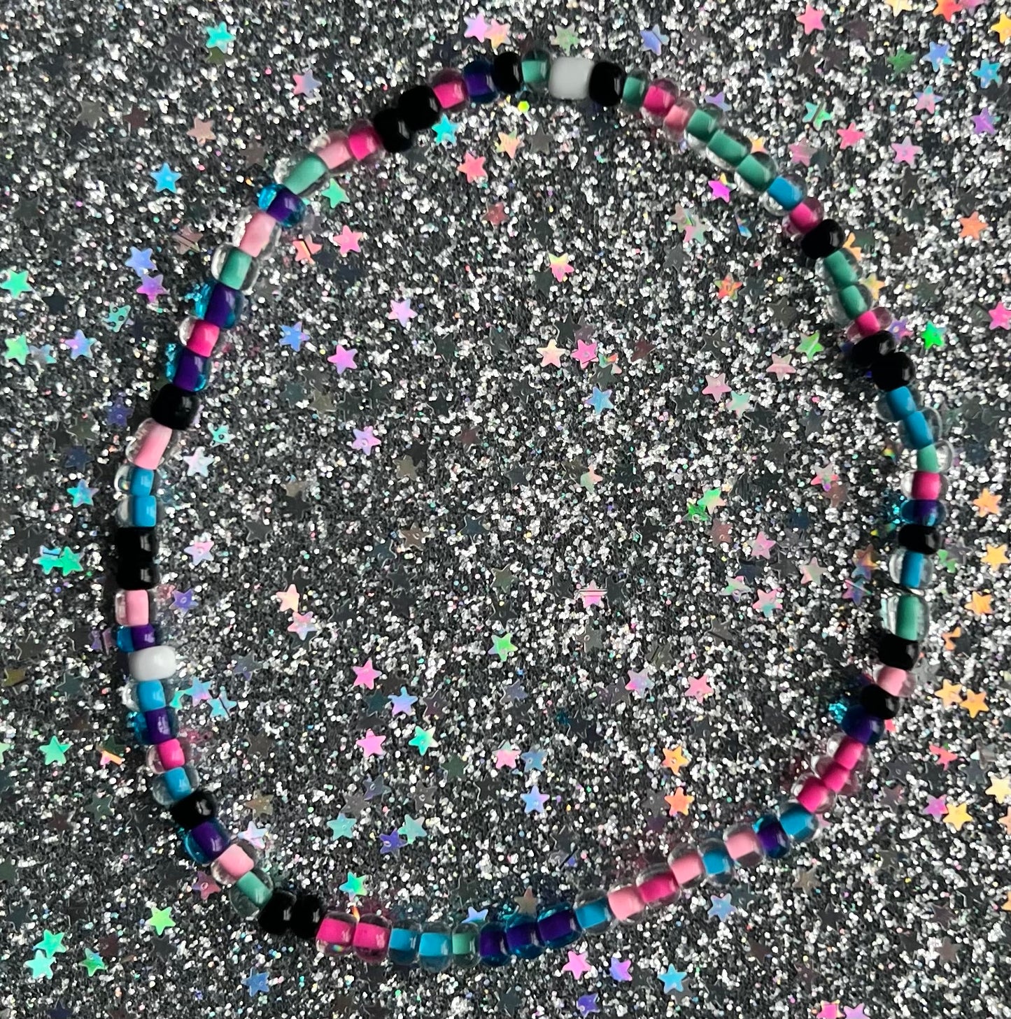 Alchemy  Anklet | Inside Color Black White