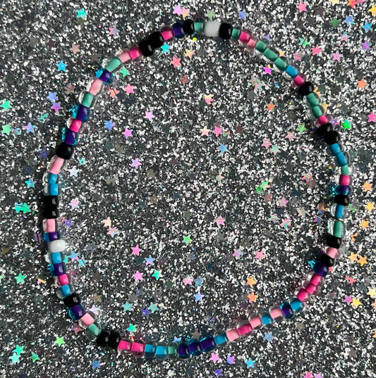 Alchemy  Anklet | Inside Color Black White