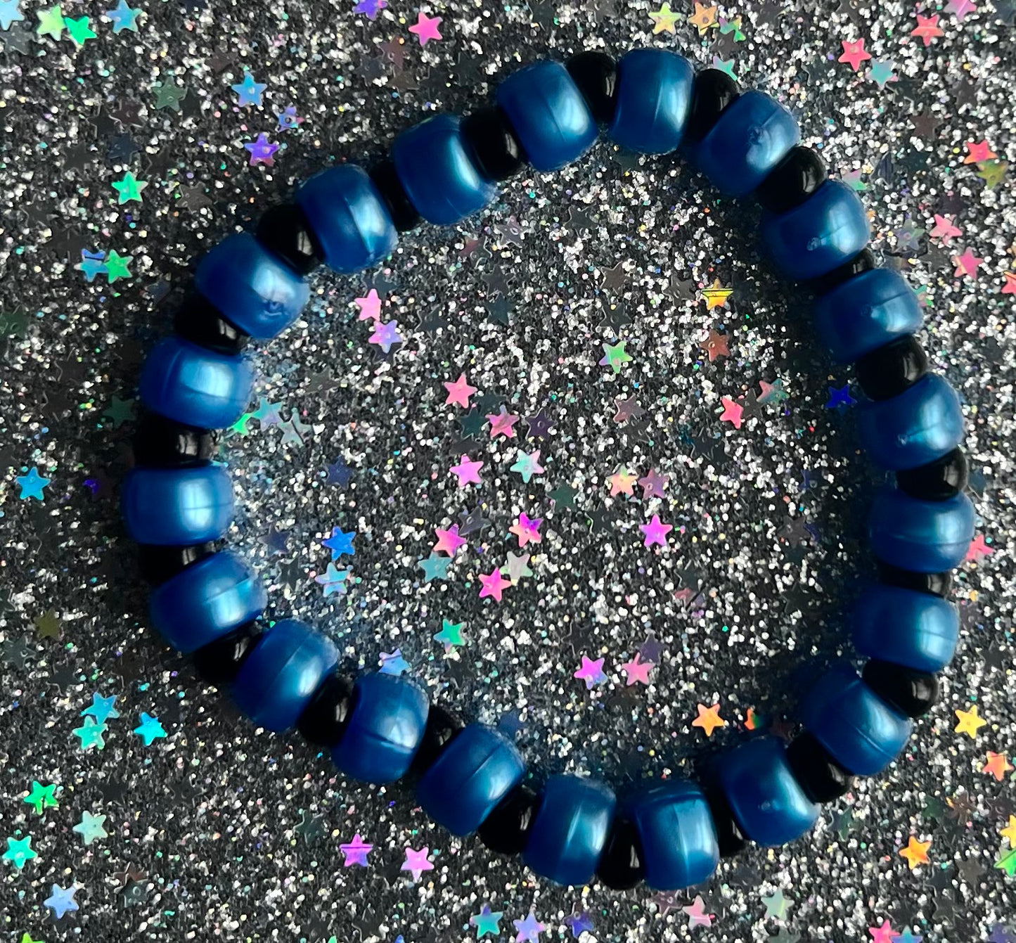 Joy Bracelet | Blue Iridescent Black