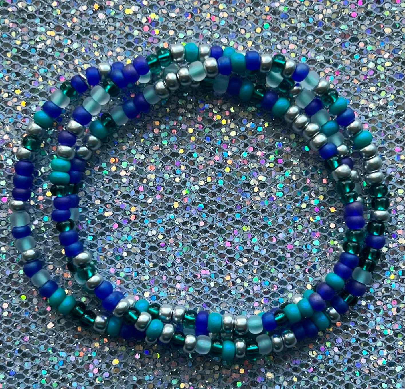 Alchemy Wrap | Blue Green Silver