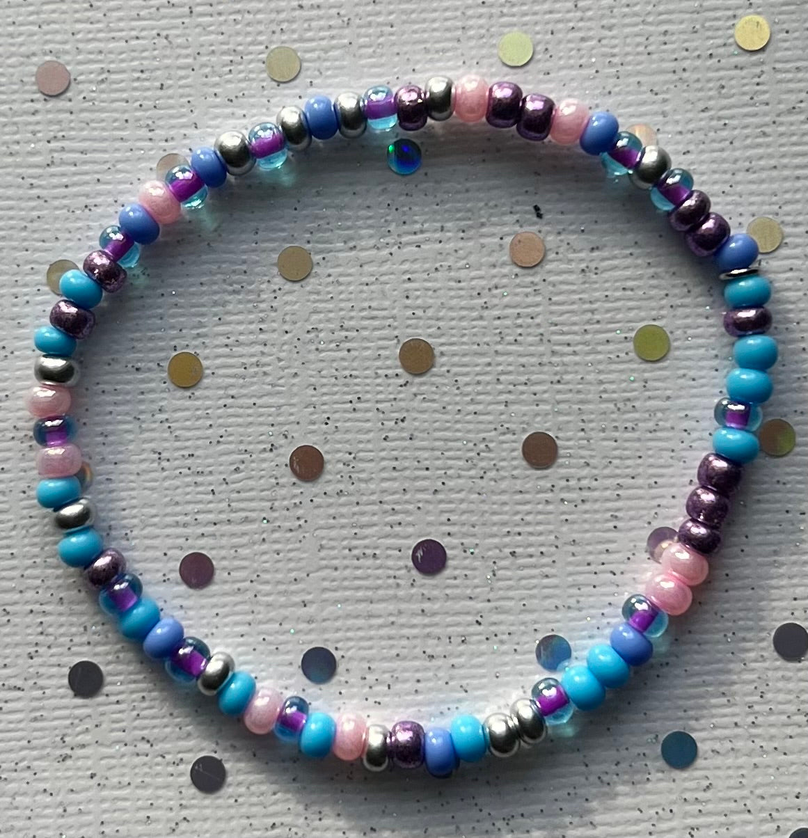 Alchemy Bracelet | Ceylon Pink Purple Blue Silver