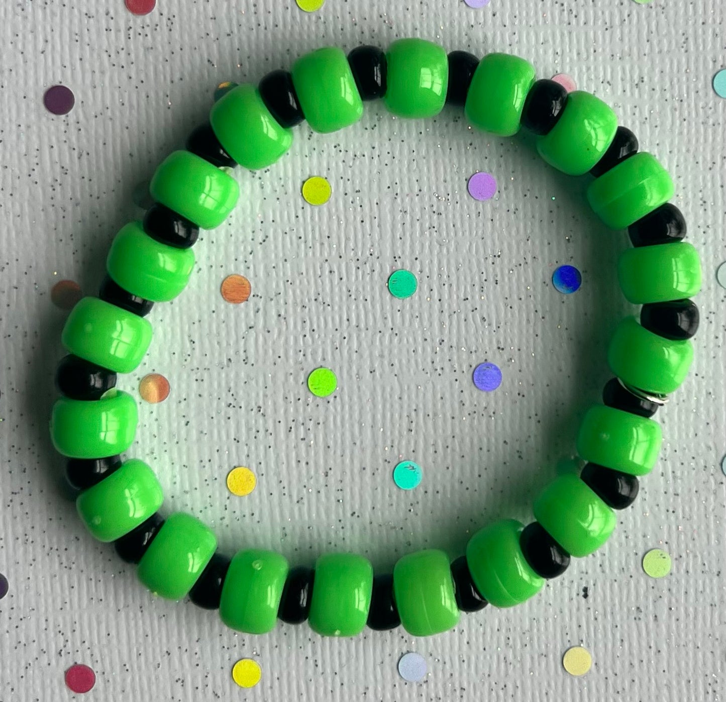 Joy Bracelet | Green Vivid Black