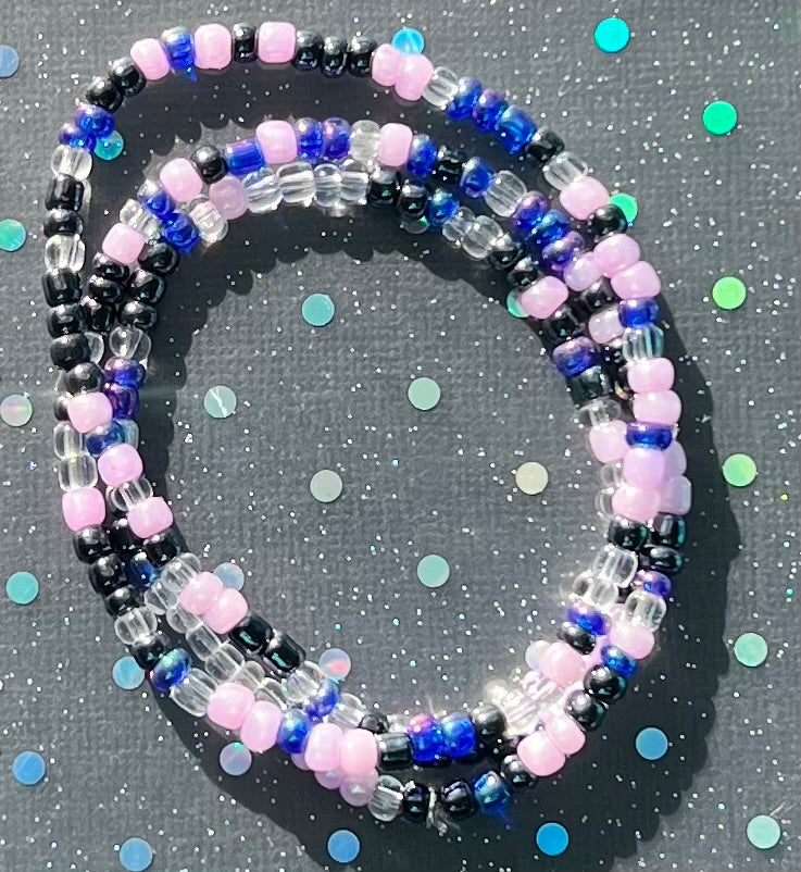 Alchemy Wrap | Clear Purple Black Inside Purple