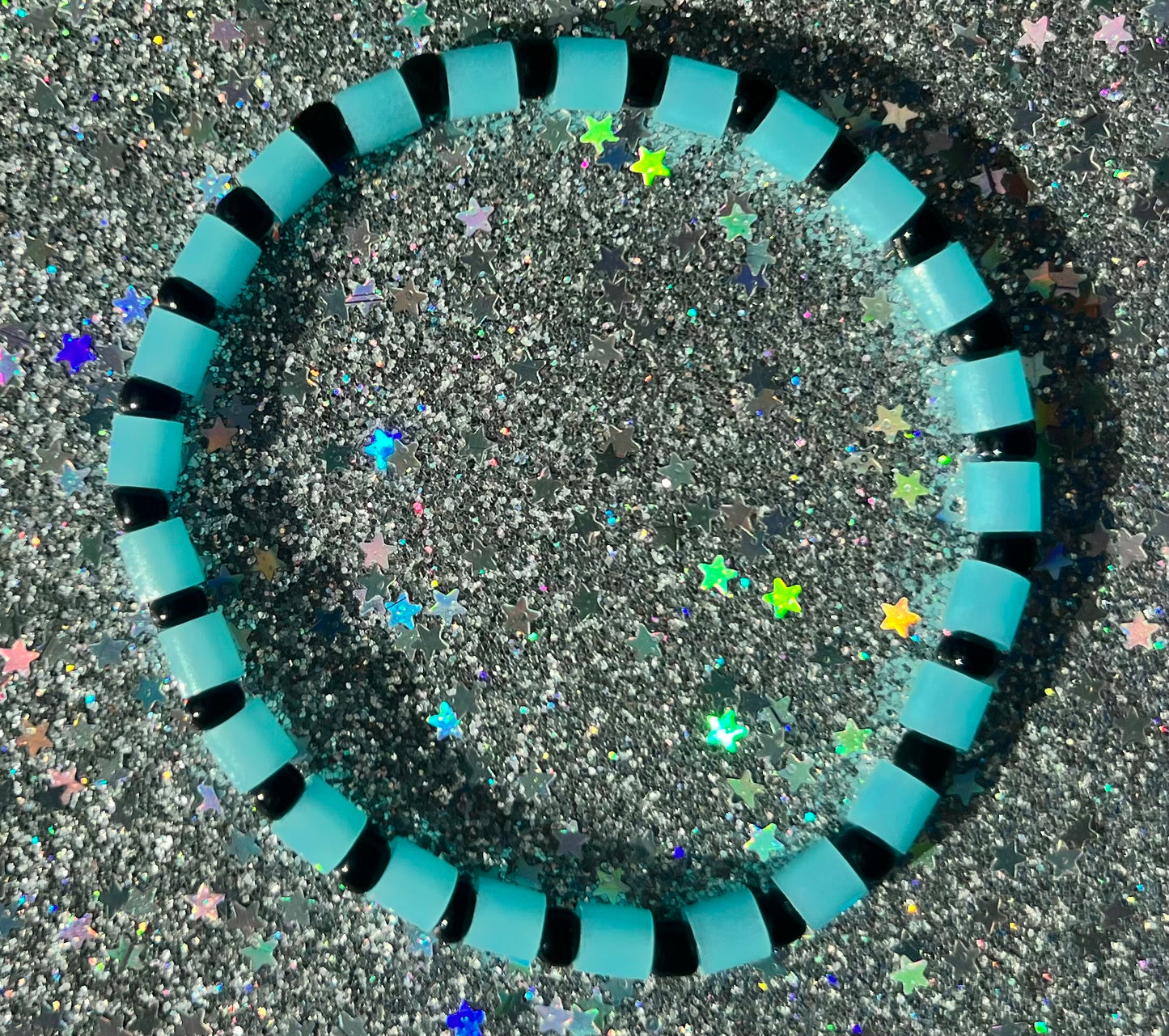 Renegade Bracelet | Blue Glow Black