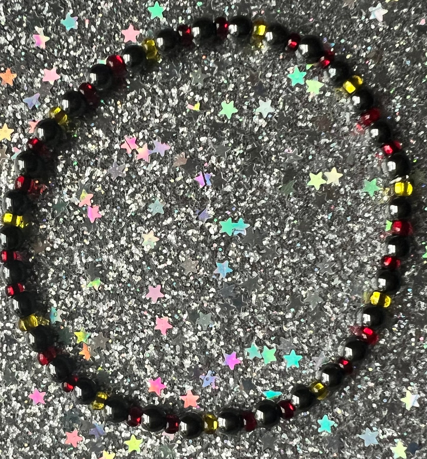 Zaire Bracelet | Hematite Red Yellow SL