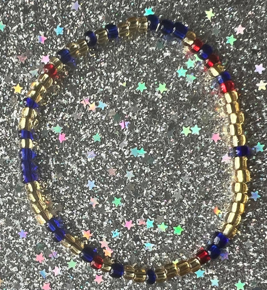 Alchemy Bracelet | Red Gold Blue