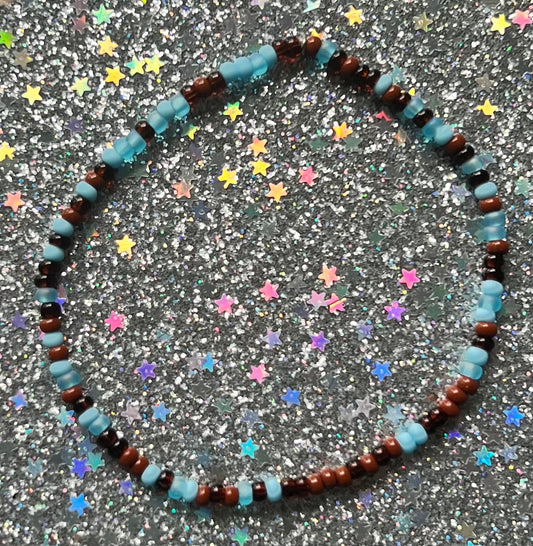 Lil Alchemy Bracelet | Brown Light Blue
