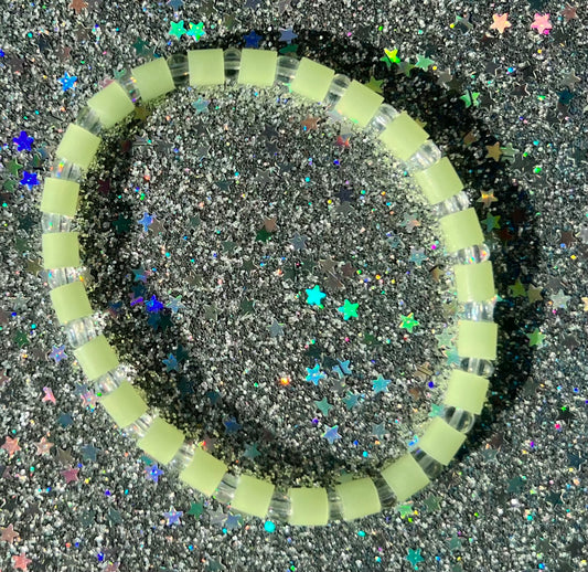 Renegade Bracelet | Green Glow Clear