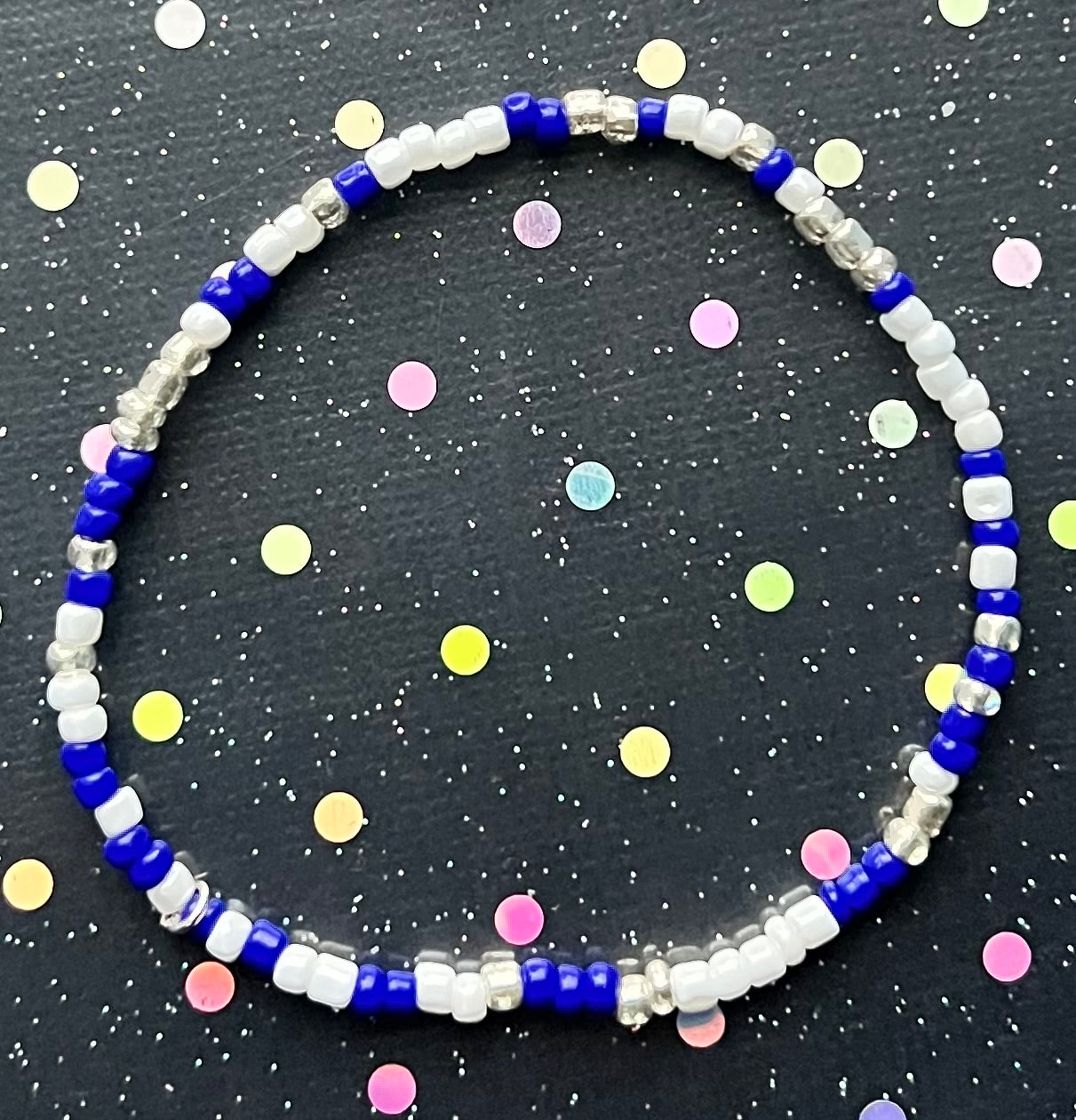 Lil Alchemy Bracelet | Blue White Silver