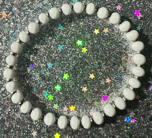 Navi Bracelet | 6mm White