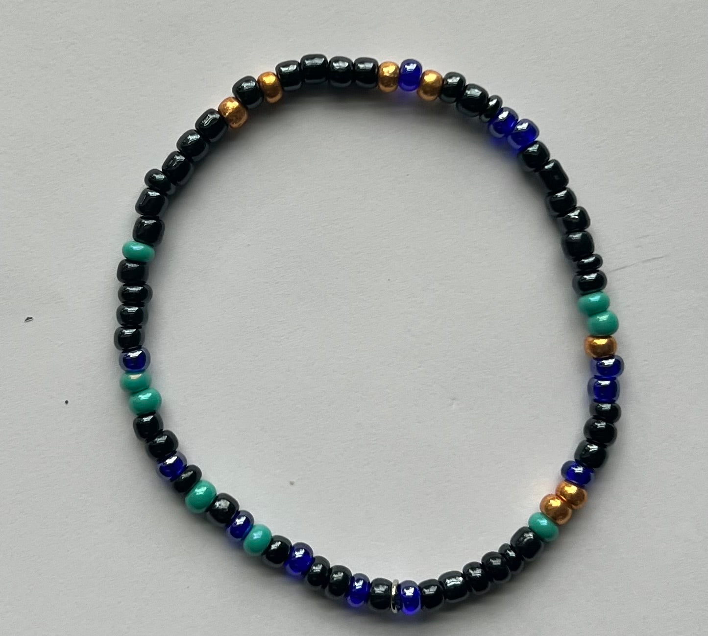 Alchemy Bracelet | Green Navy Gold Black
