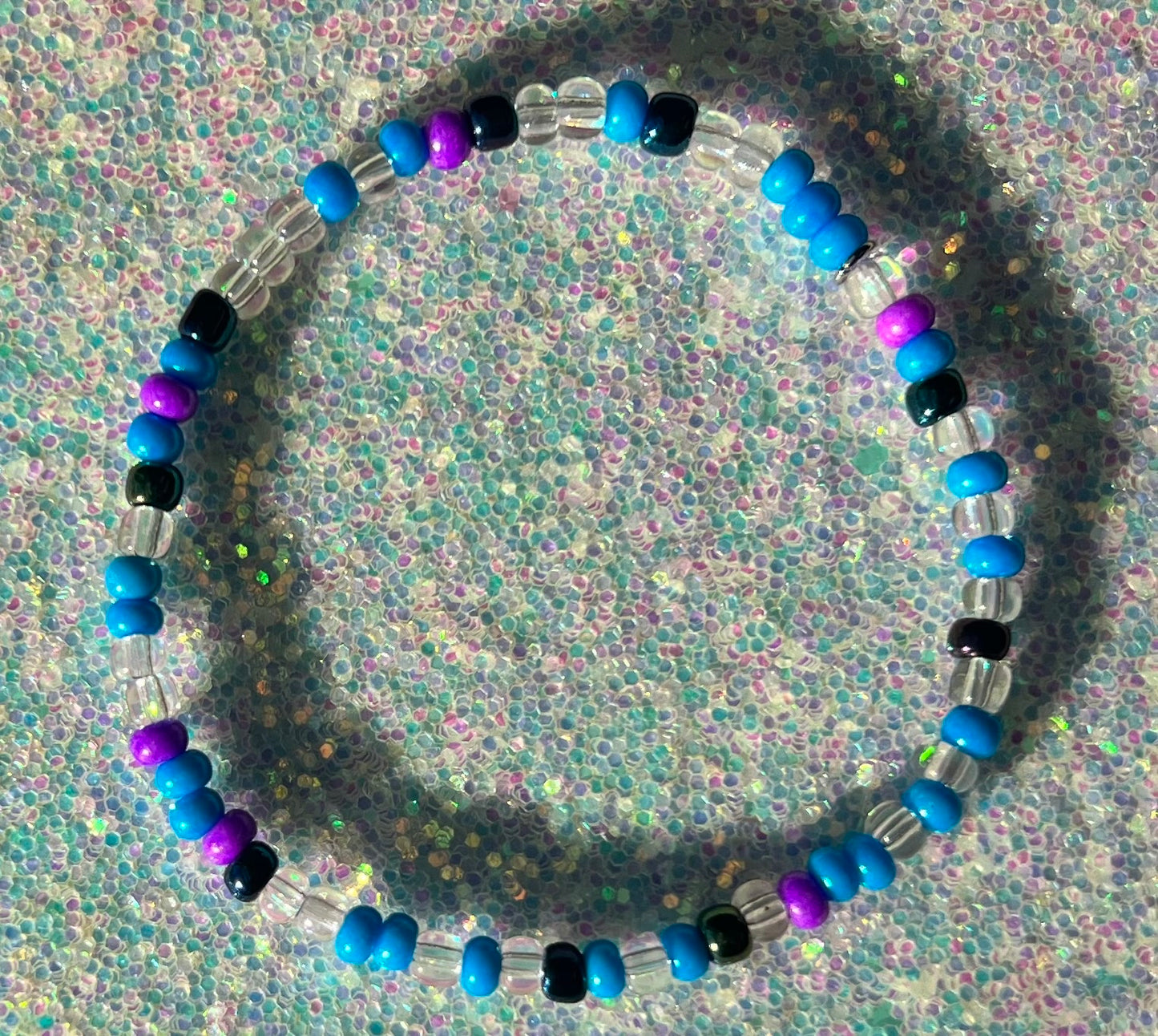 Alchemy Bracelet | Purple Blue Black Clear