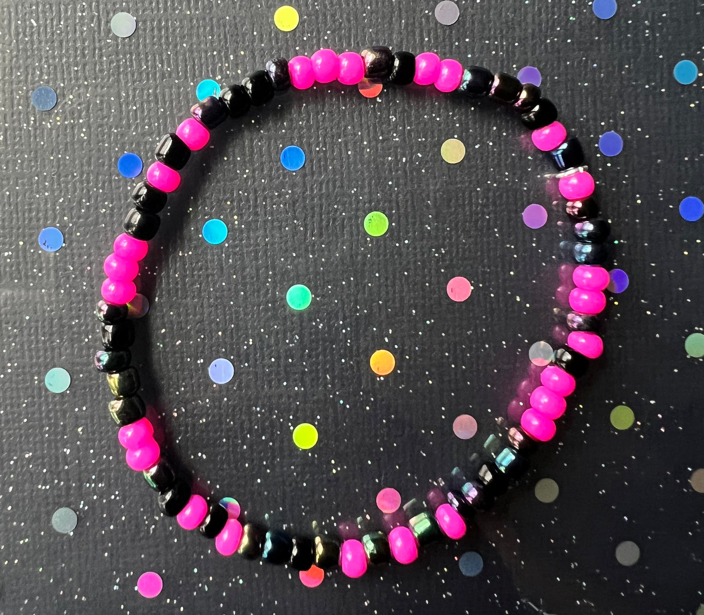 Alchemy Bracelet | Pink Black Watercolor