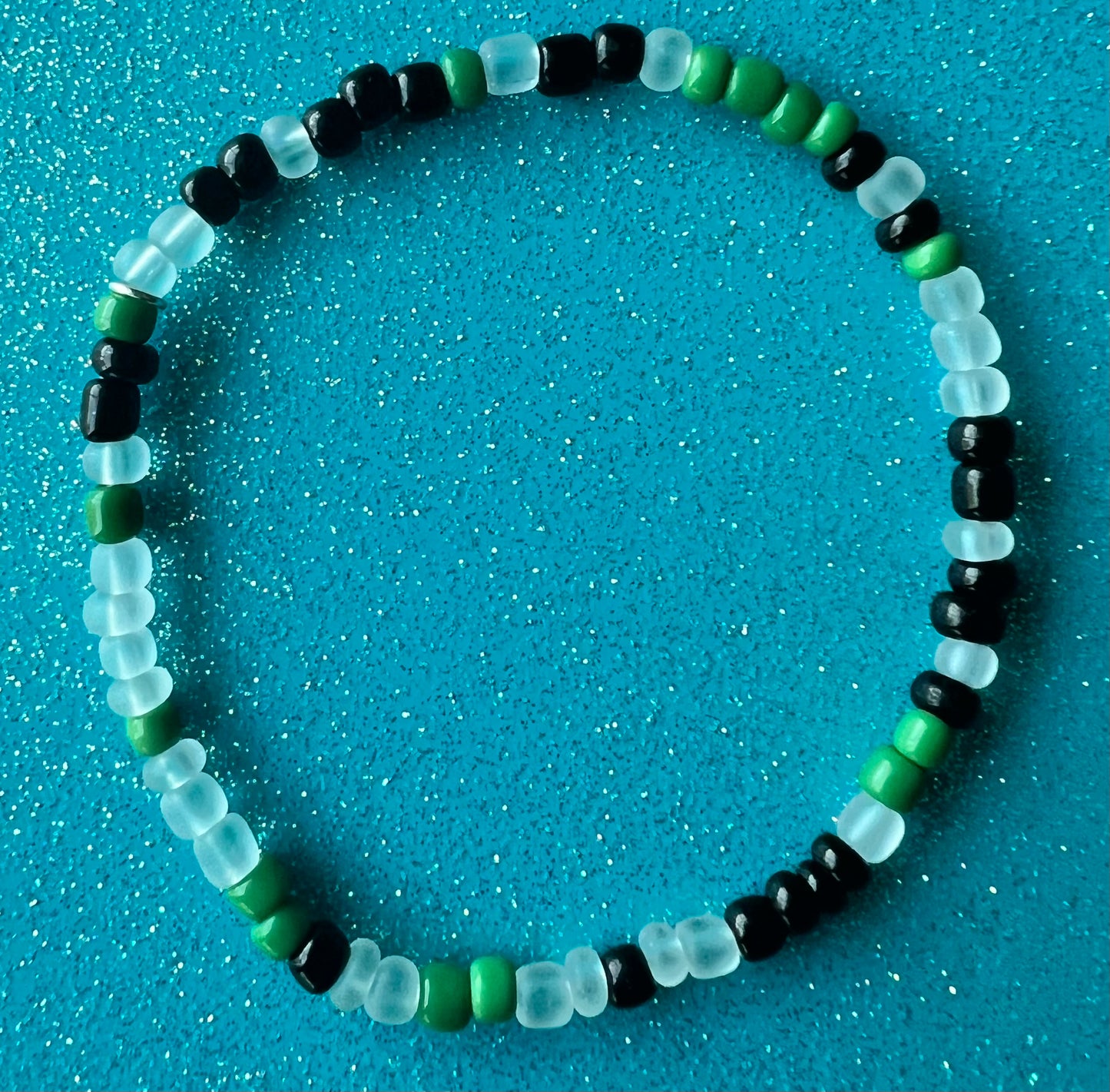Alchemy Bracelet | Green Black Frosted