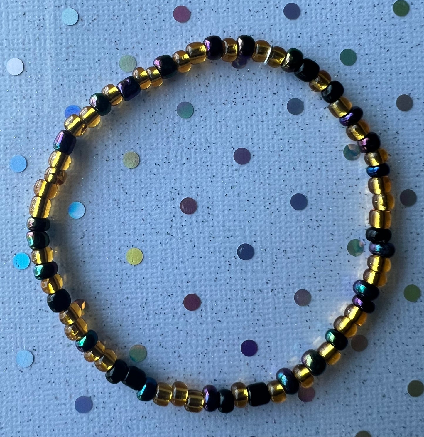 Alchemy Bracelet | Gold Watercolor Black