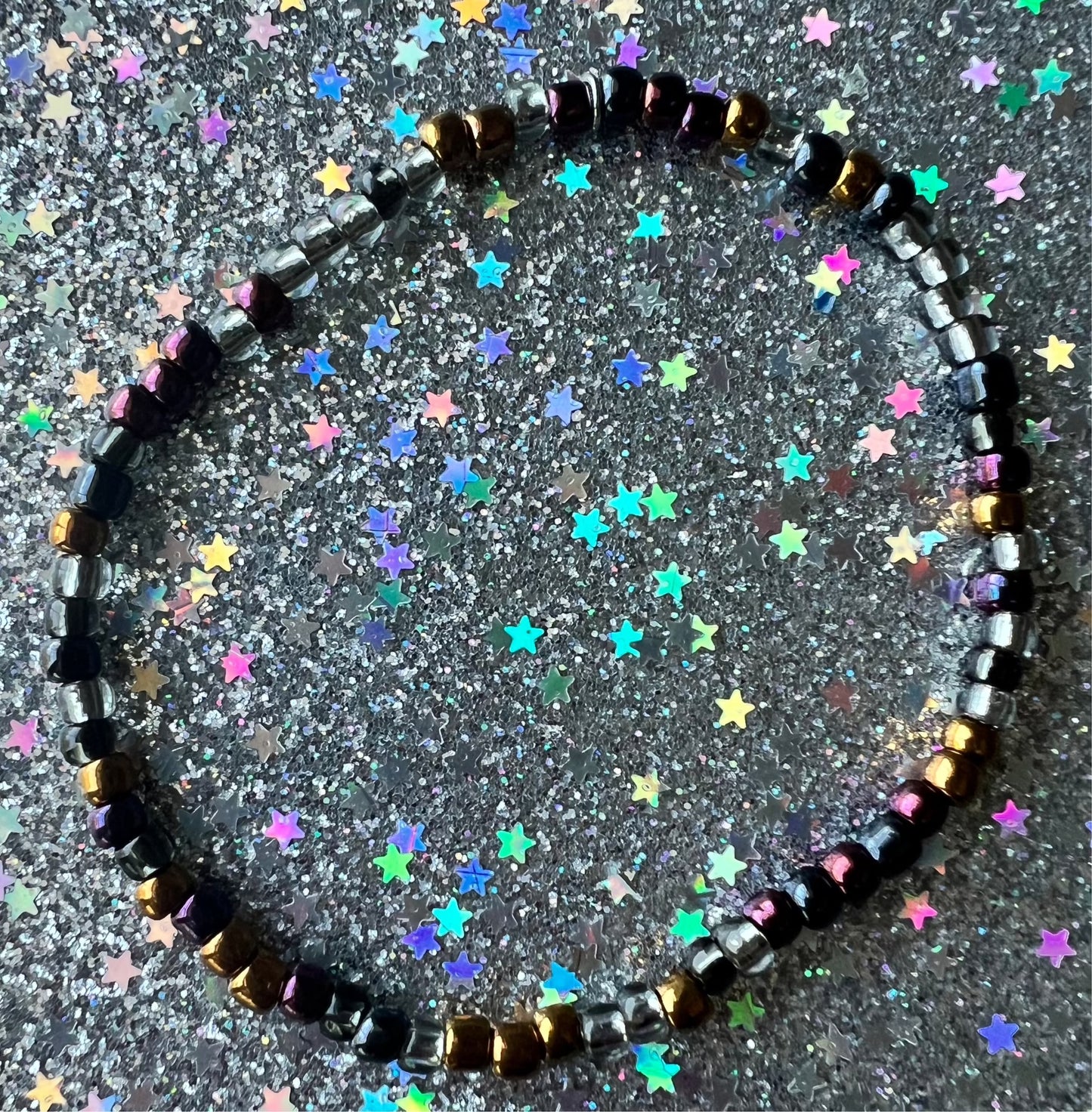 Alchemy Bracelet | Clear Watercolor Copper