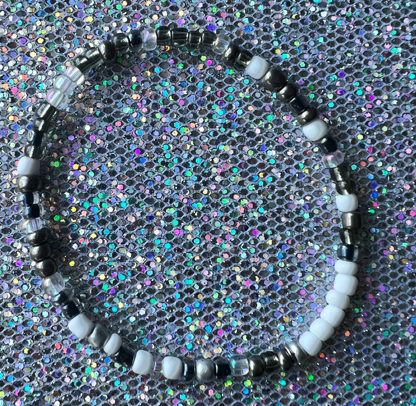 Alchemy Bracelet | White Clear Silver