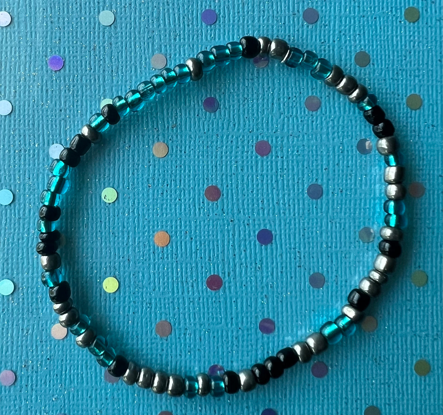Alchemy Bracelet | Teal Metal Black