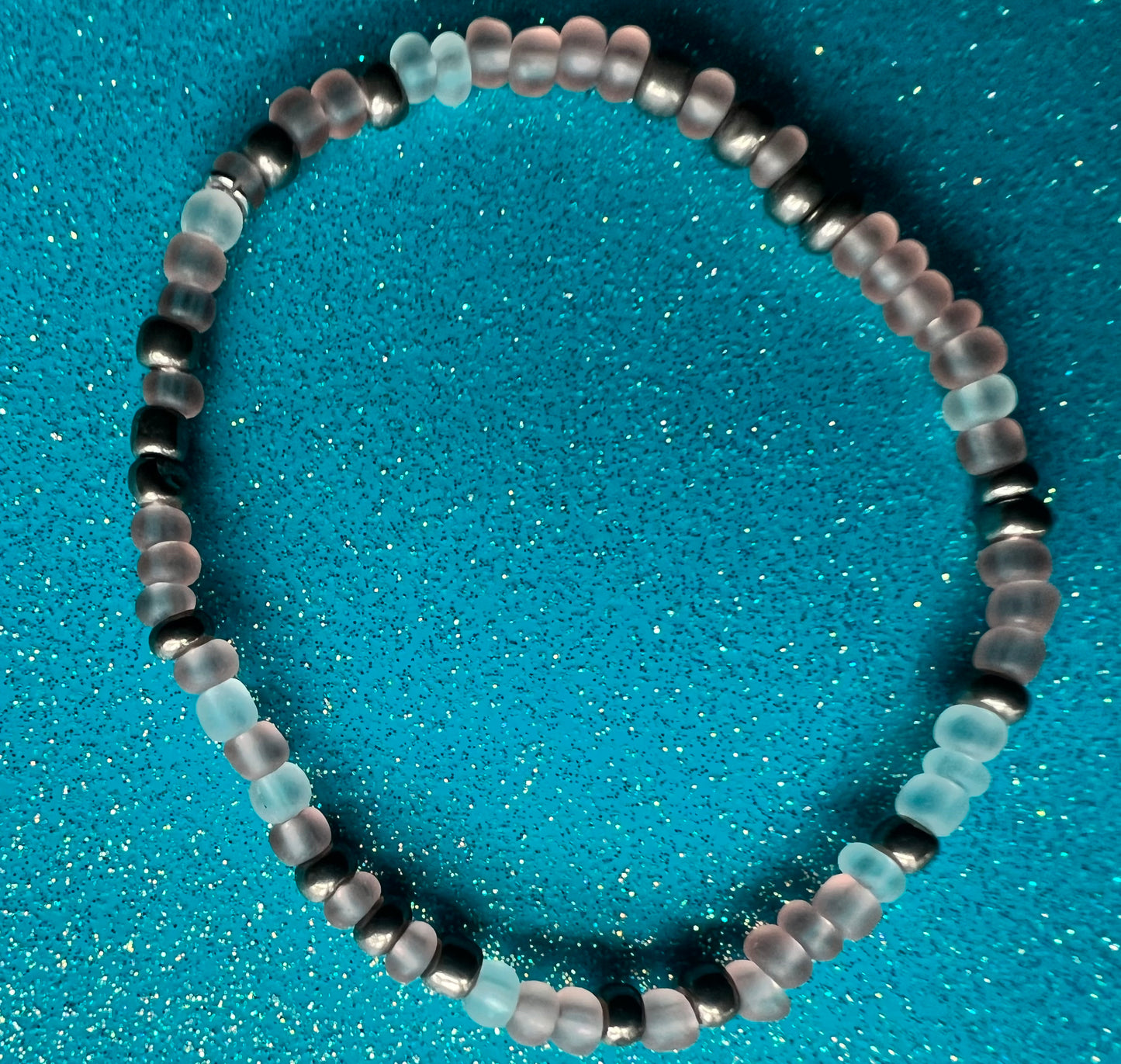Alchemy Bracelet | Frosted Pink Metal