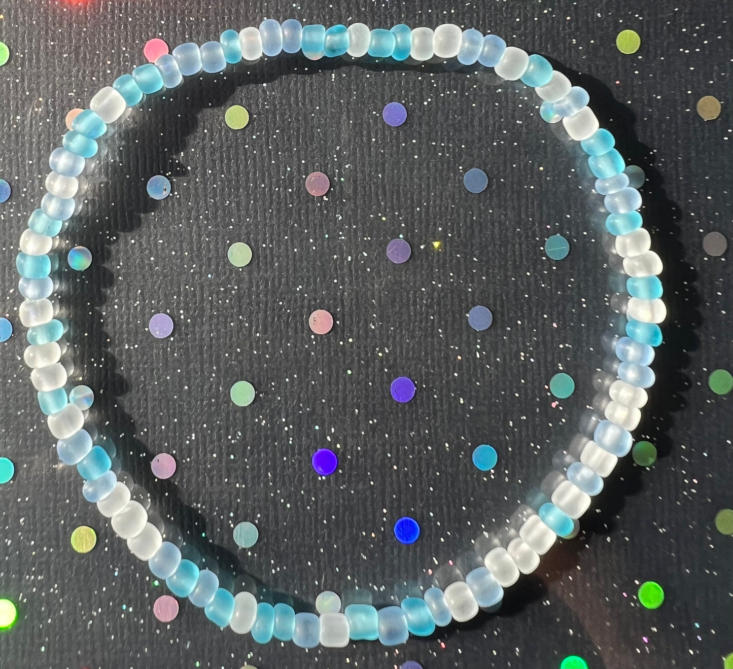 Alchemy Anklet | Frosted Frosted Blue