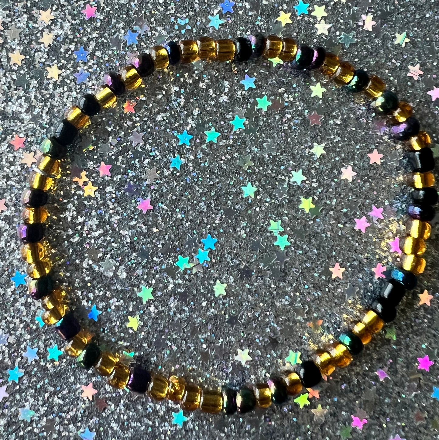 Alchemy Bracelet | Gold Watercolor Black