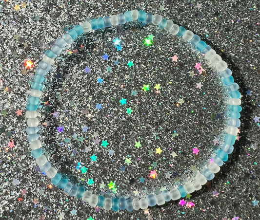 Alchemy Anklet | Frosted Frosted Blue