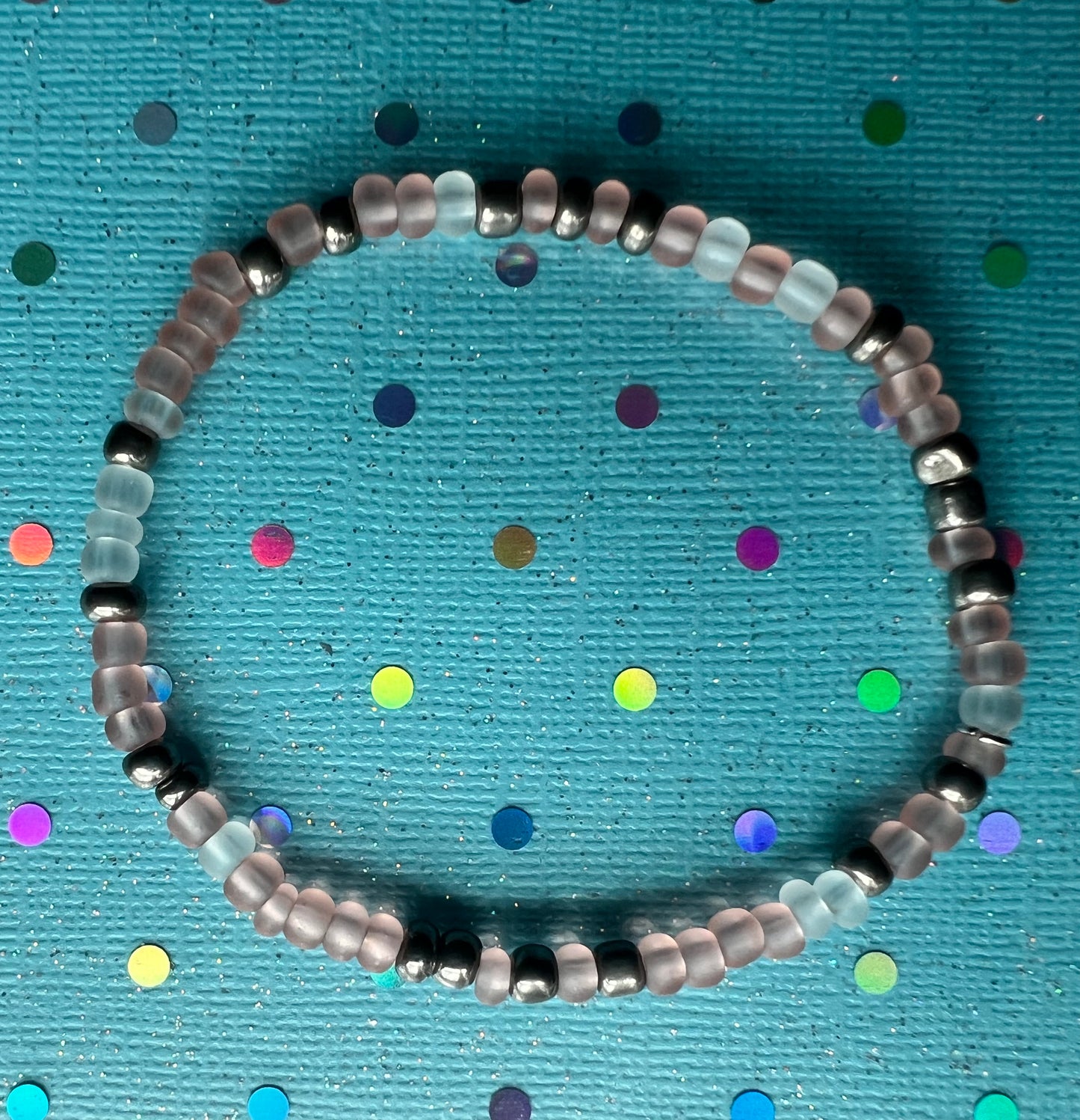 Alchemy Bracelet | Frosted Pink Metal