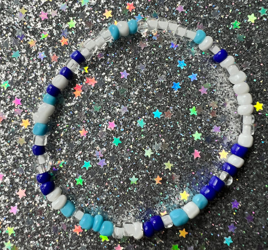 Alchemy Bracelet | Blue Light Blue White
