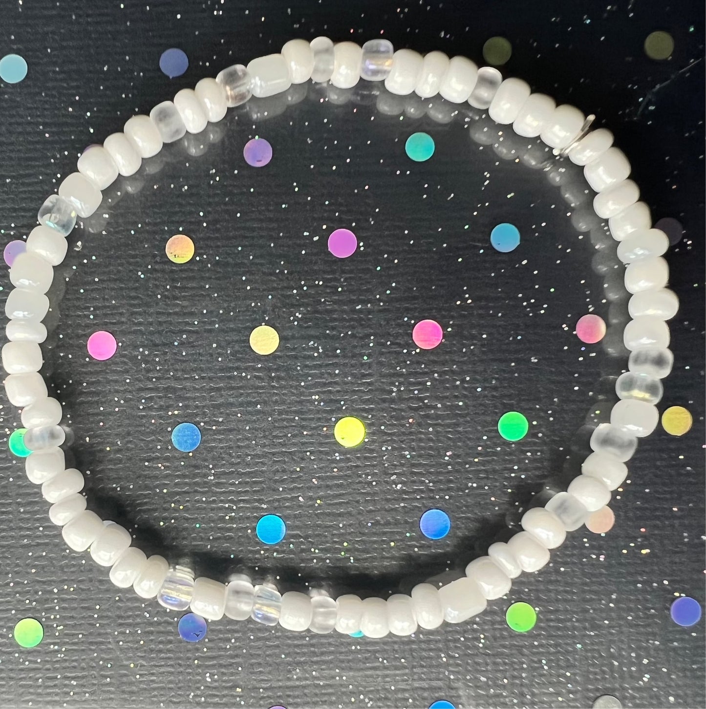 Alchemy Bracelet | White Clear Frosted