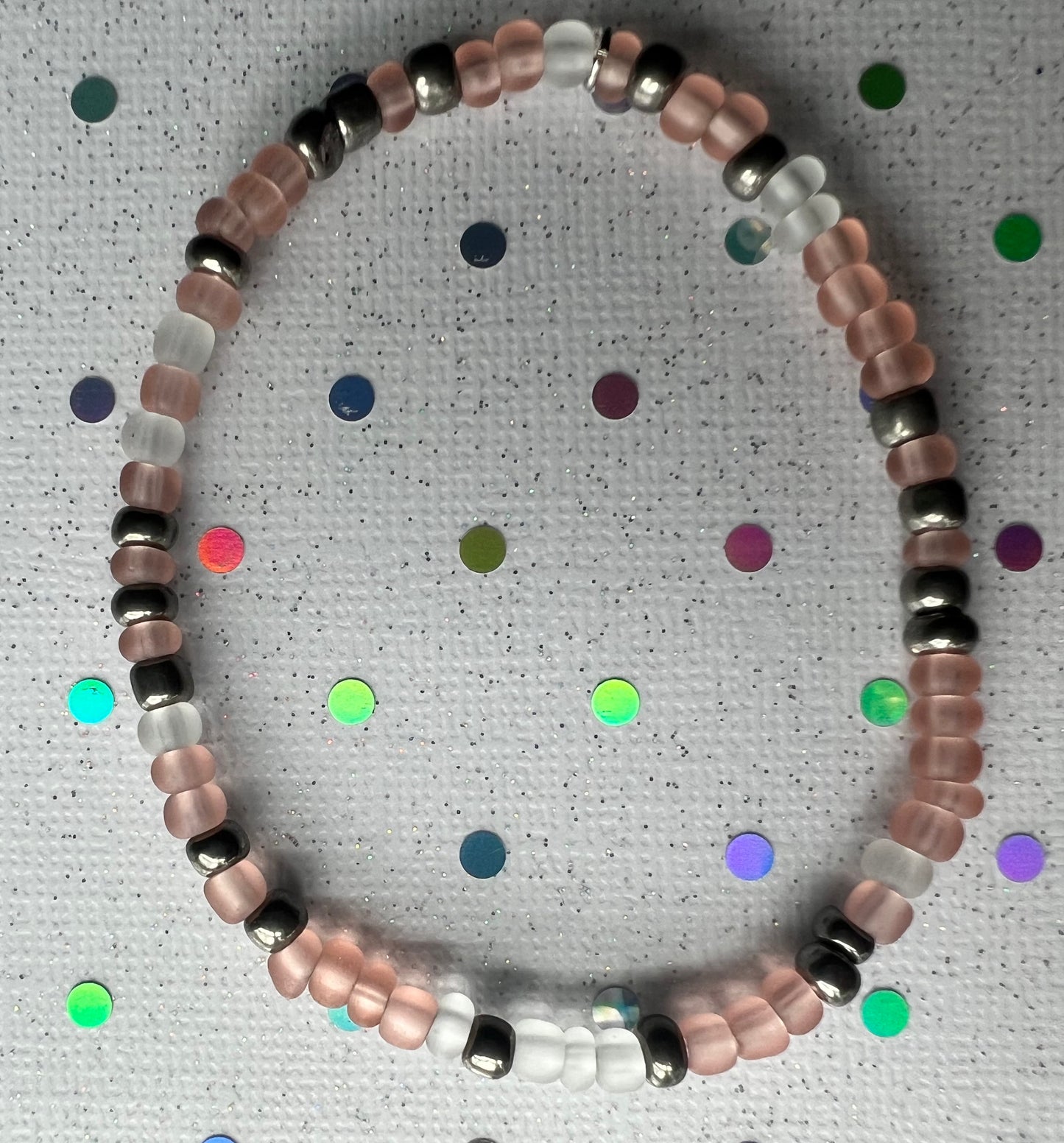 Alchemy Bracelet | Frosted Pink Metal