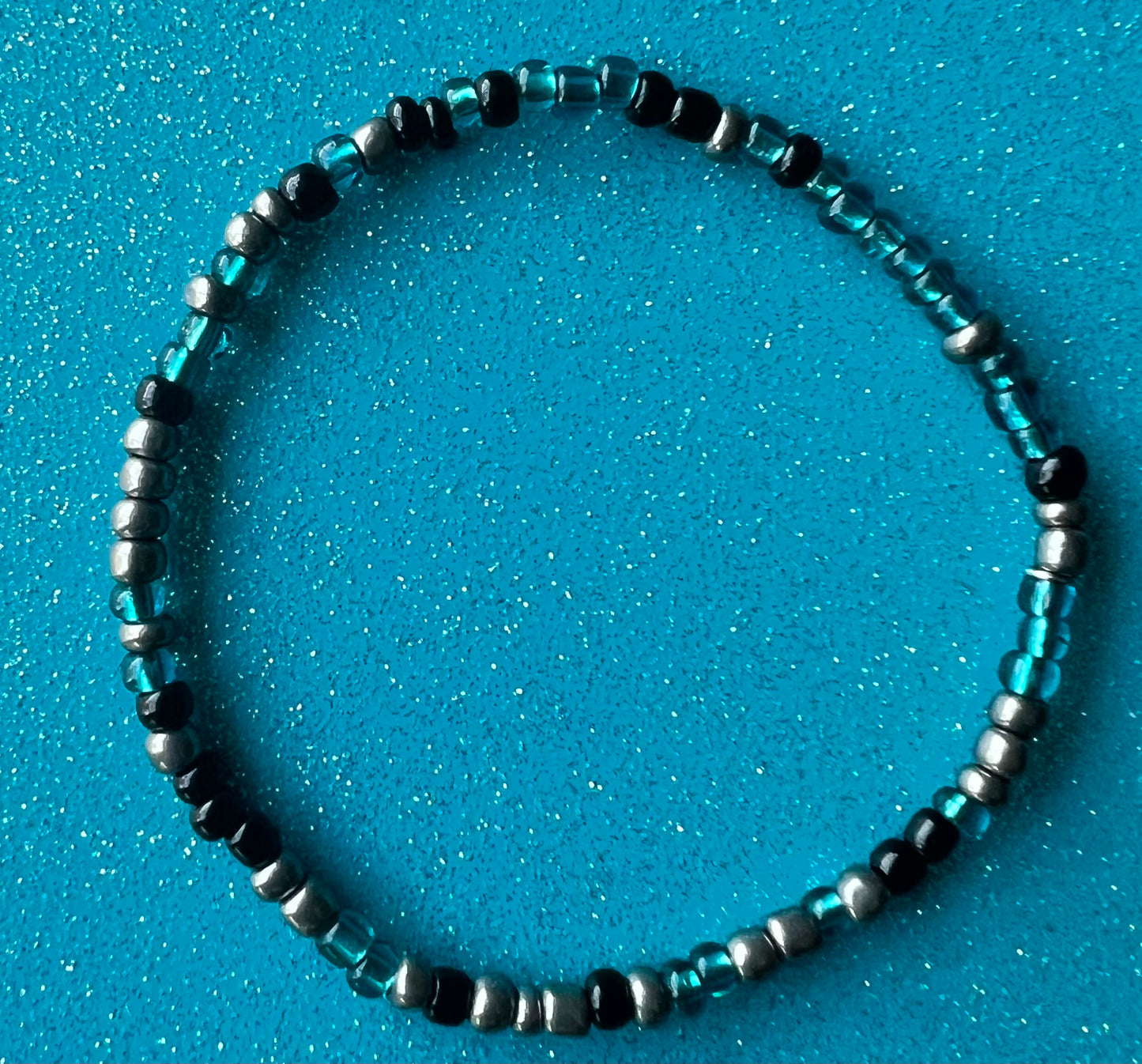 Alchemy Bracelet | Teal Metal Black