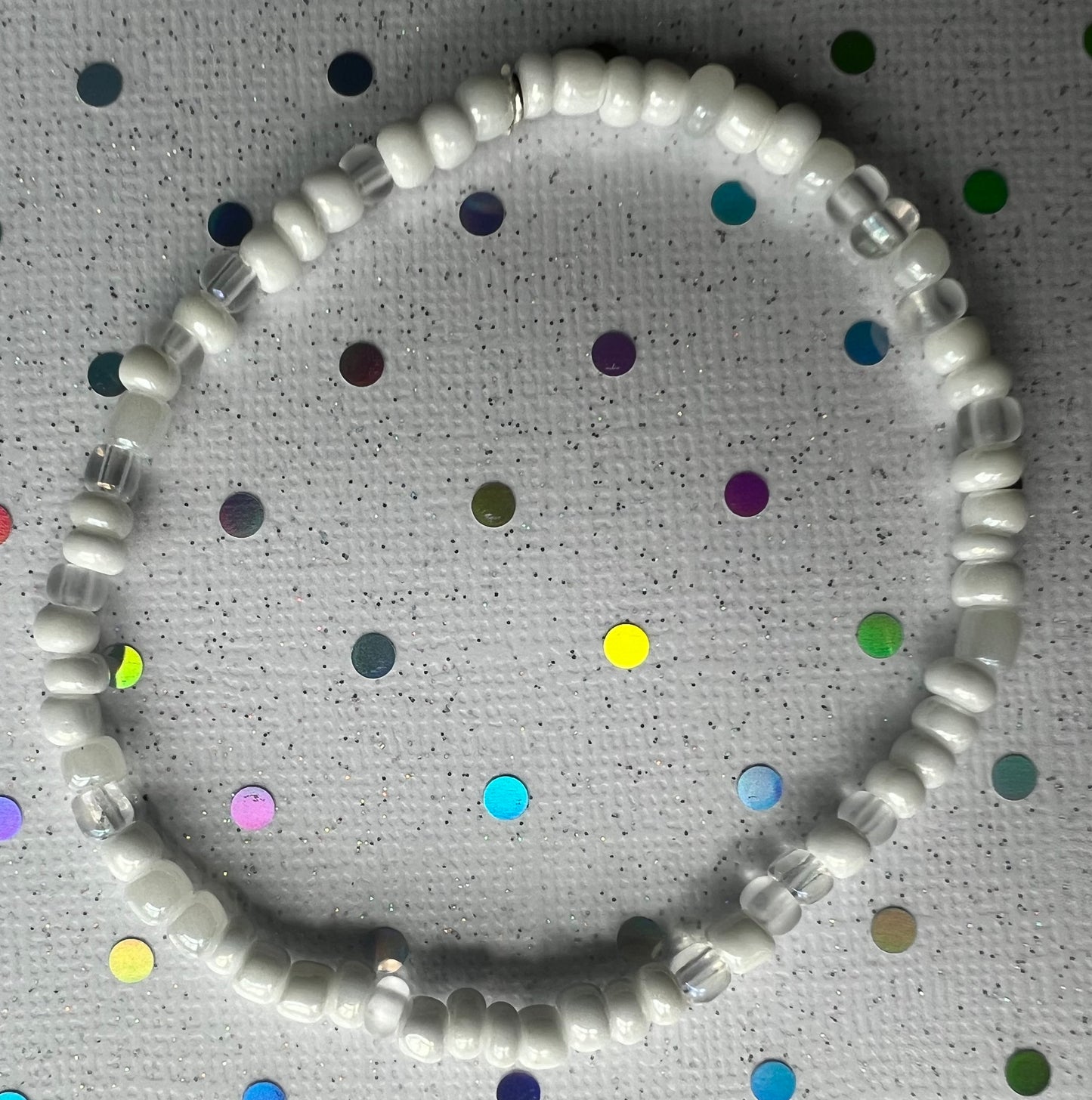 Alchemy Bracelet | White Clear Frosted