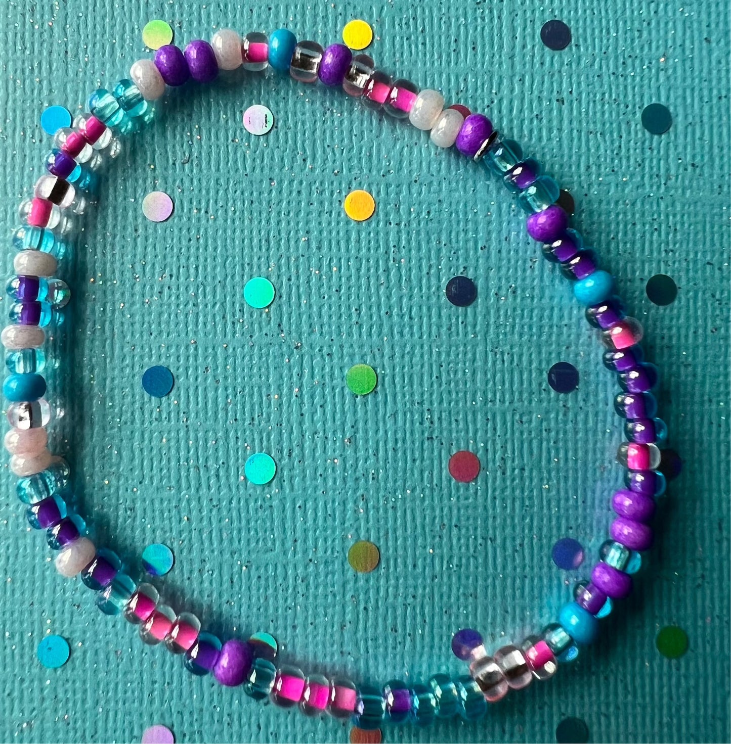 Alchemy Bracelet | Pink Purple Blue Inside Purple