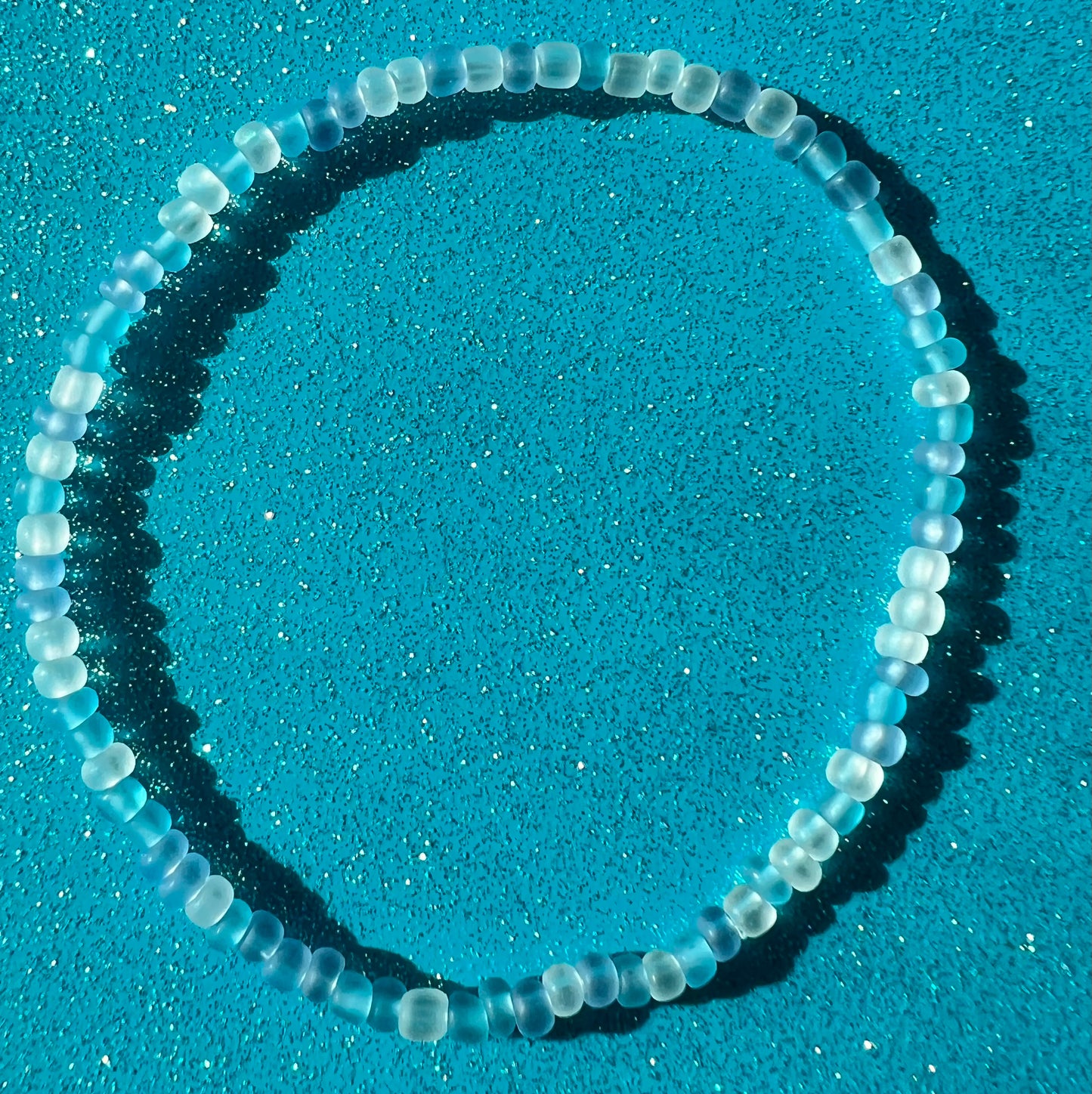 Alchemy Anklet | Frosted Frosted Blue