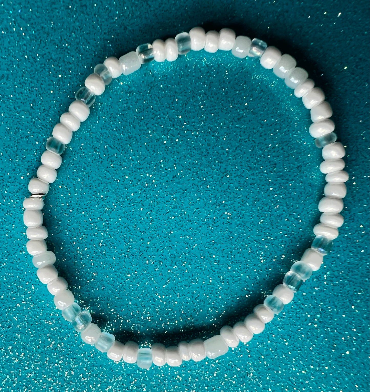 Alchemy Bracelet | White Clear Frosted