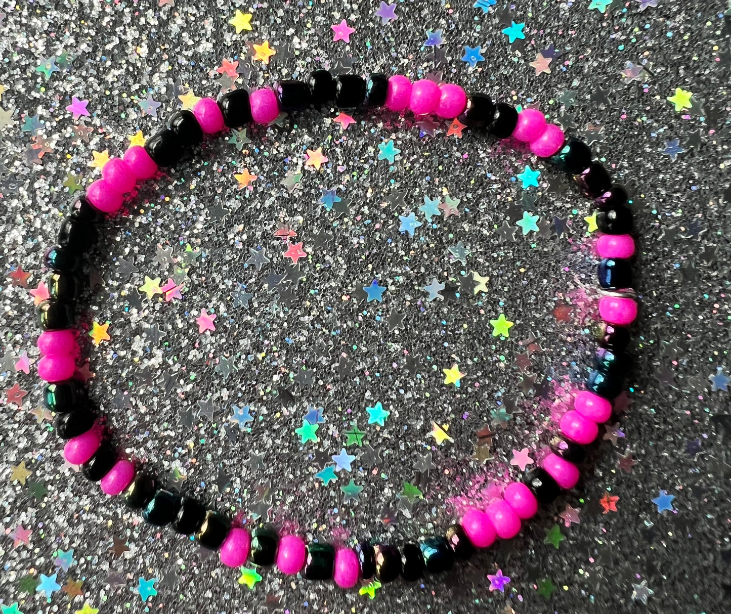 Alchemy Bracelet | Pink Black Watercolor