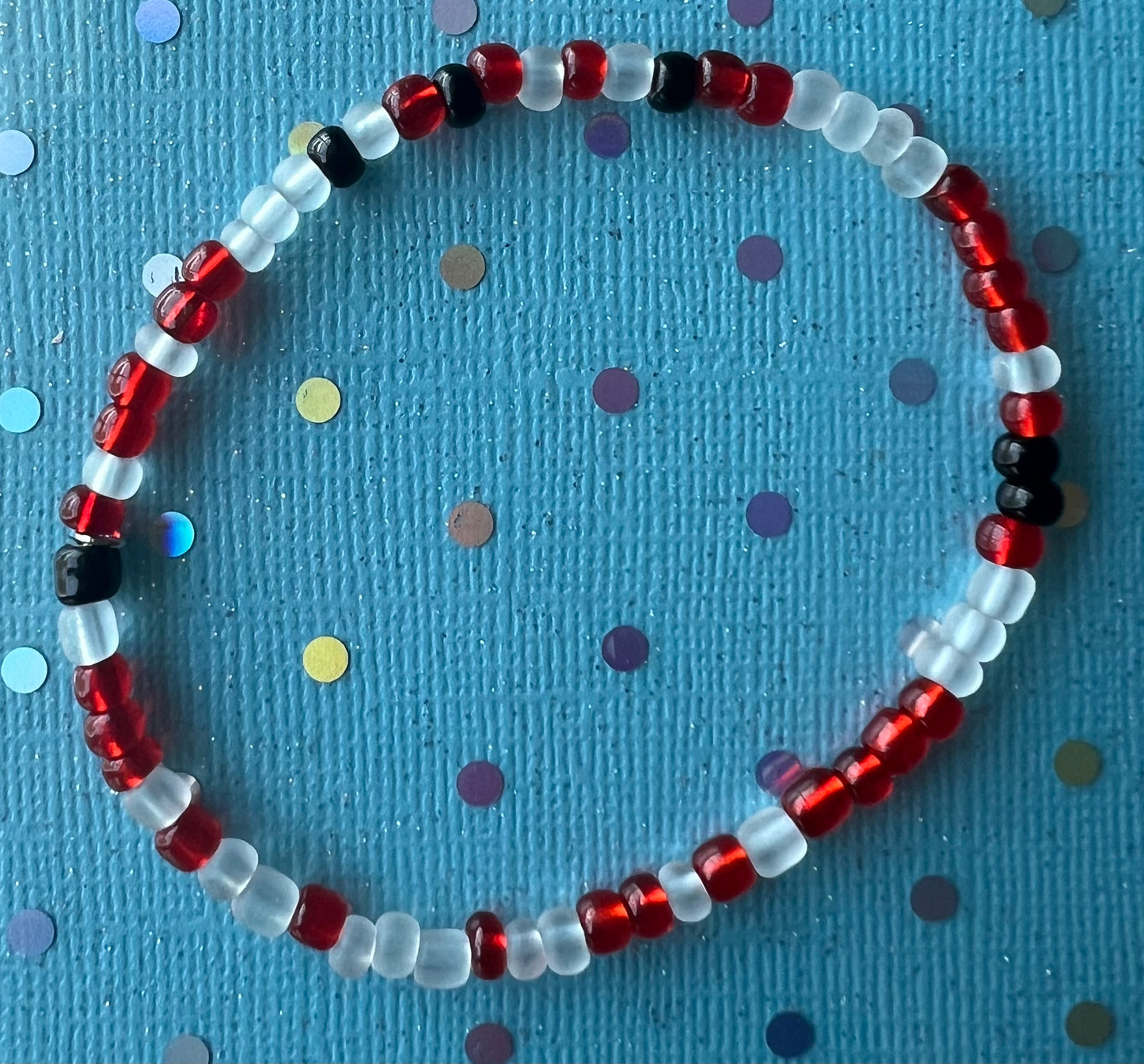 Alchemy Bracelet | Red Frosted Black