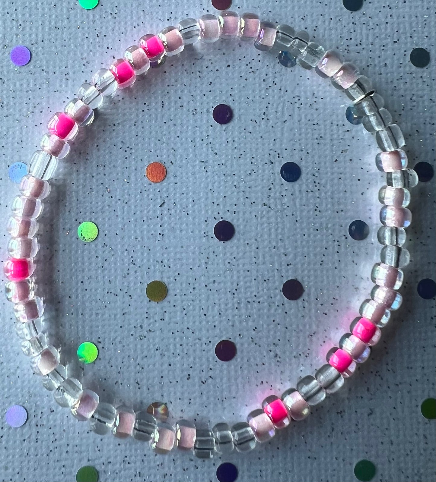 Alchemy Bracelet | Clear Pink Hot Pink