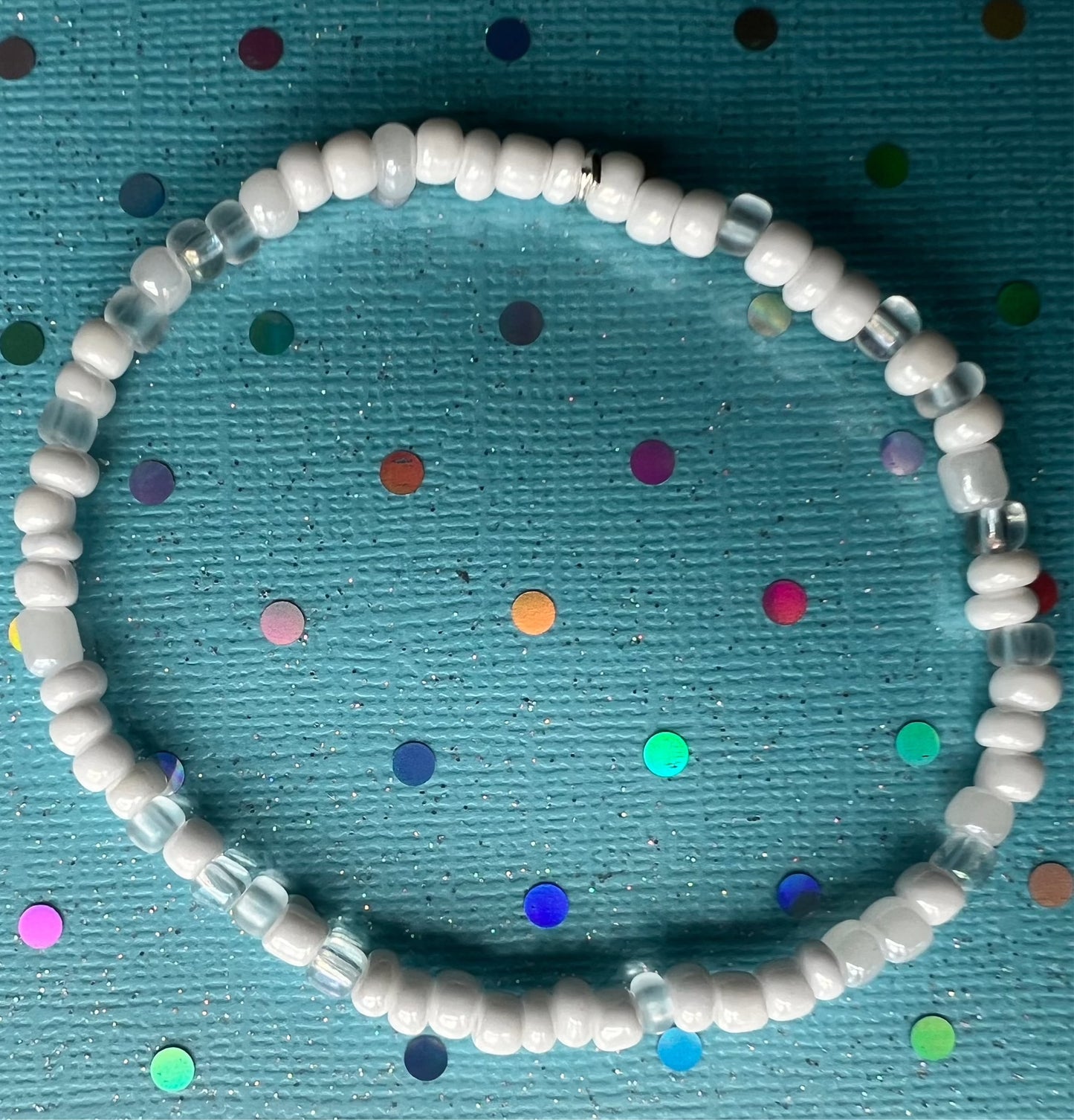 Alchemy Bracelet | White Clear Frosted