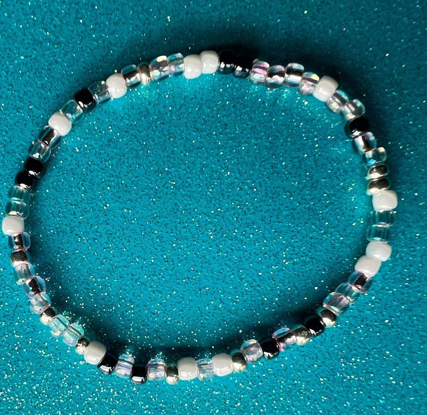 Alchemy Bracelet | Clear Gunmetal Pink